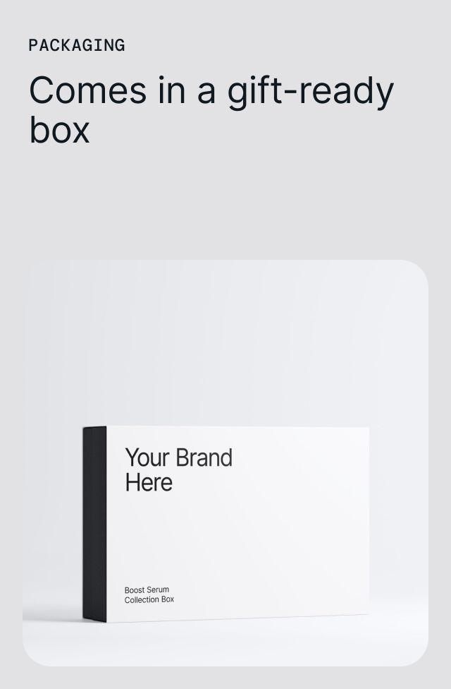 Boost Serum Gift Box, detail 3