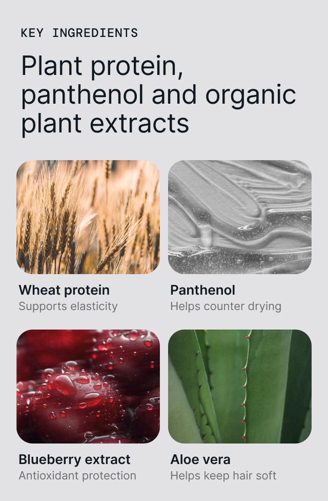 Flexible Hold Hair Gel with Plant Protein, detail 4