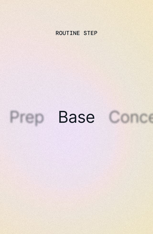 Foundation with Peptides, detail 4