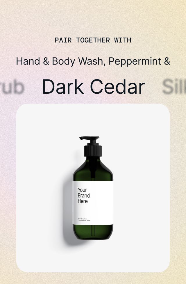 Hand & Body Wash, Patchouli & Amber Vanilla, detail 3