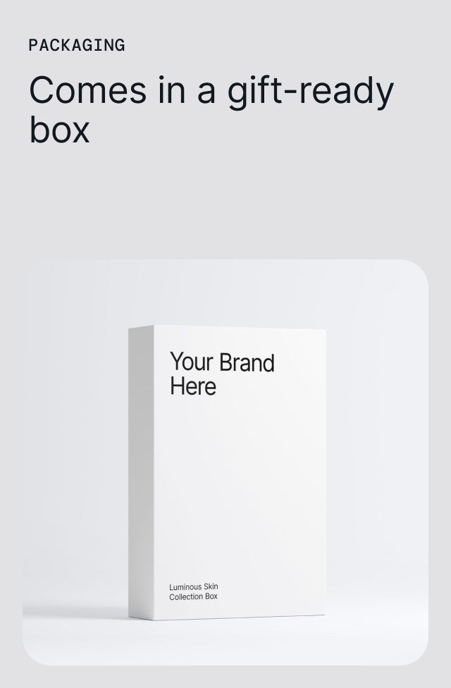 Luminous Skin Gift Box, detail 3