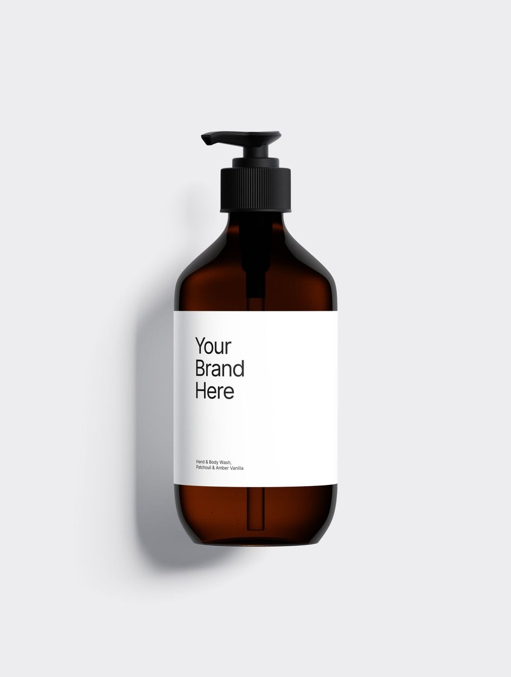 Hand & Body Wash, Patchouli & Amber Vanilla, product photo