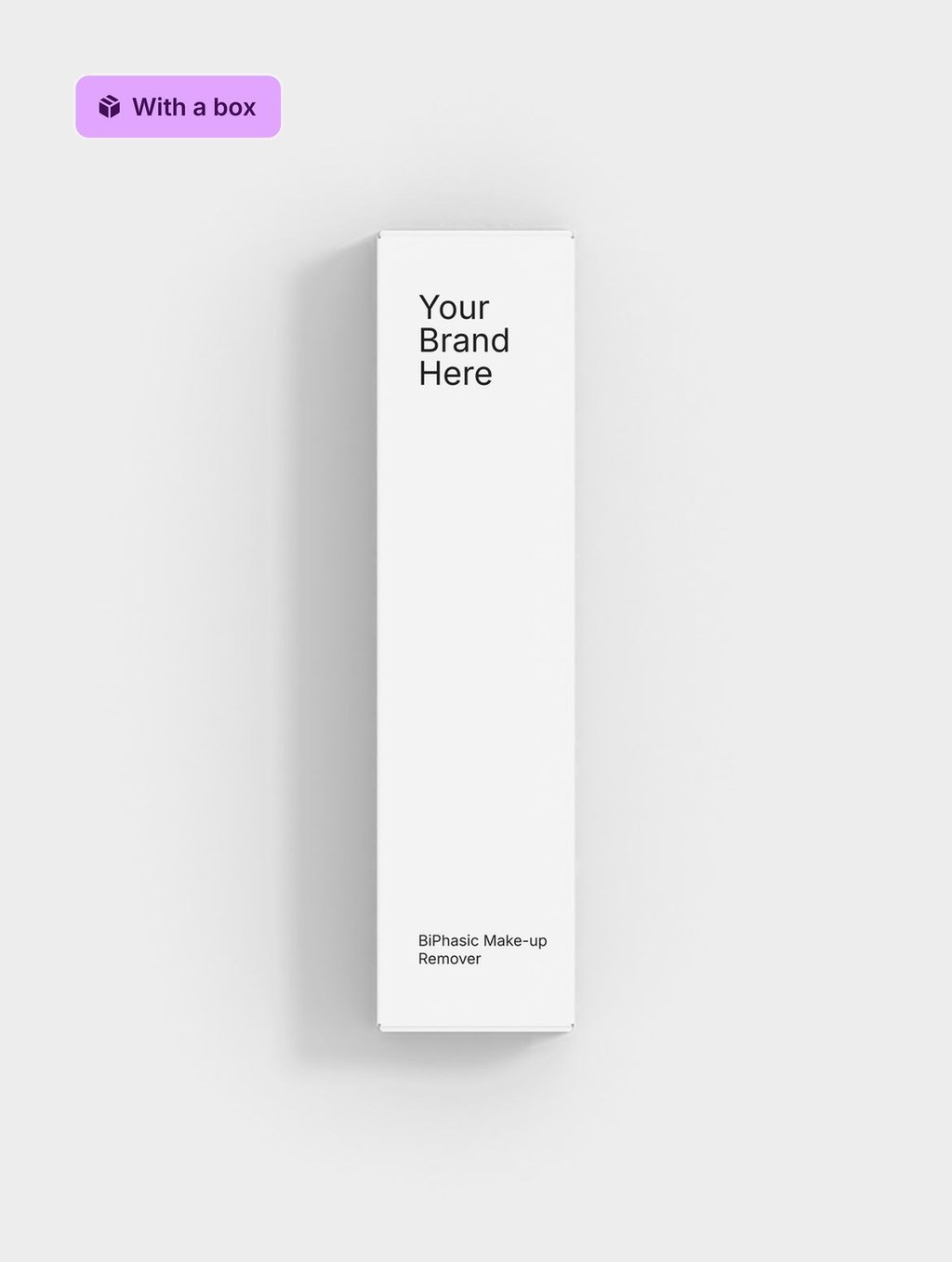 BiPhasic Make-up Remover, Fragrance Free, with its box
