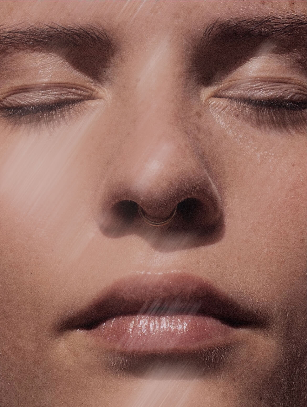 Hydrating Serum in use