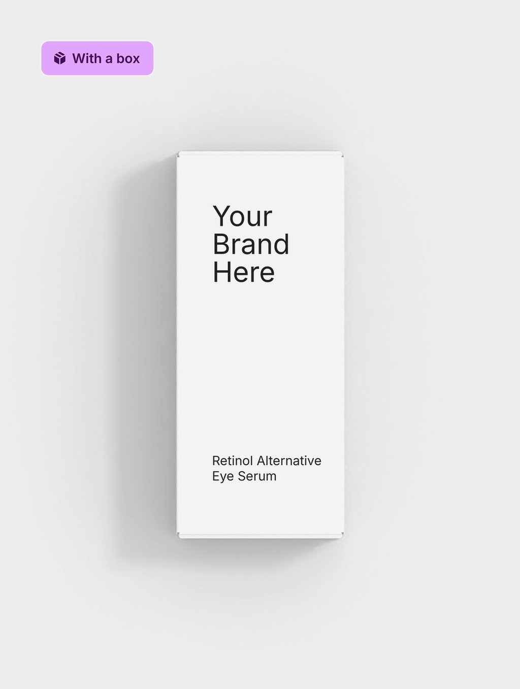 Retinol Alternative Eye Serum, with its box