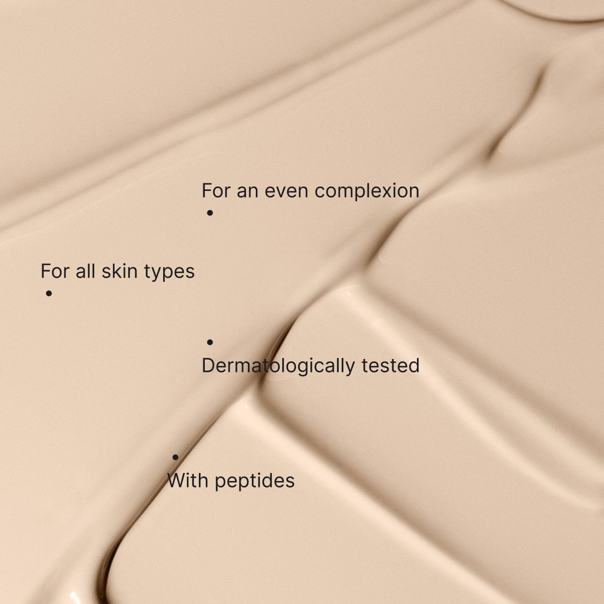 Foundation with Peptides