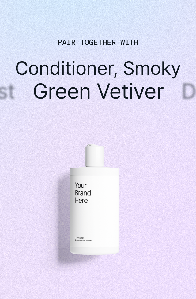 Shampooing, Smoky Green Vetiver, détail 5