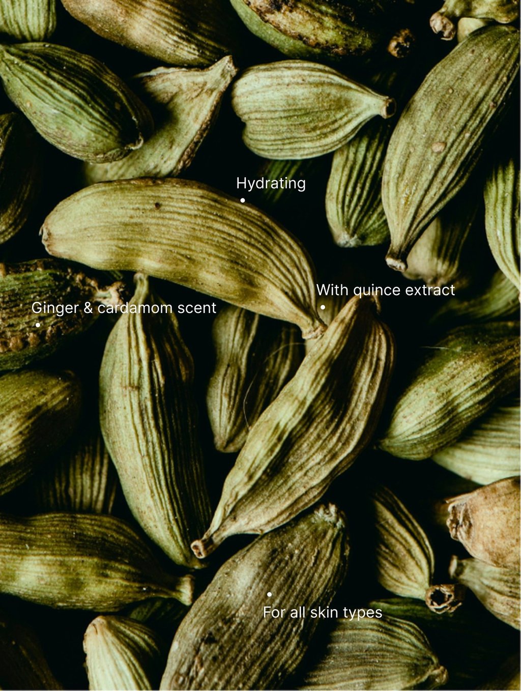 Hand & Body Wash, Ginger & Smoky Cardamom with its key benefits