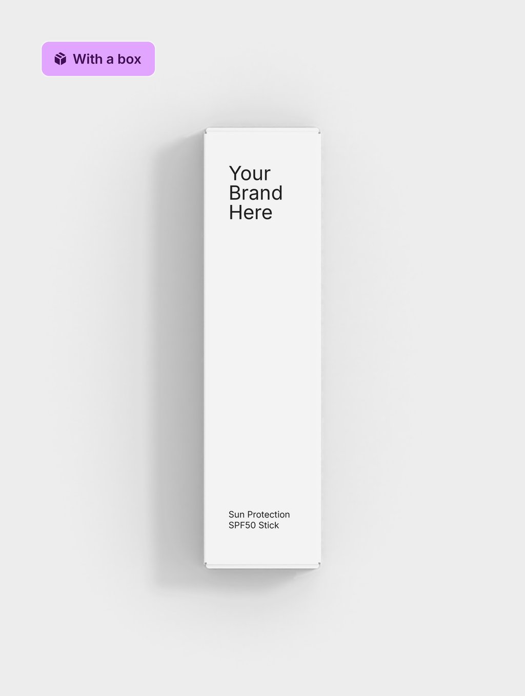 Sun Protection SPF50 Stick, no tint, with its box